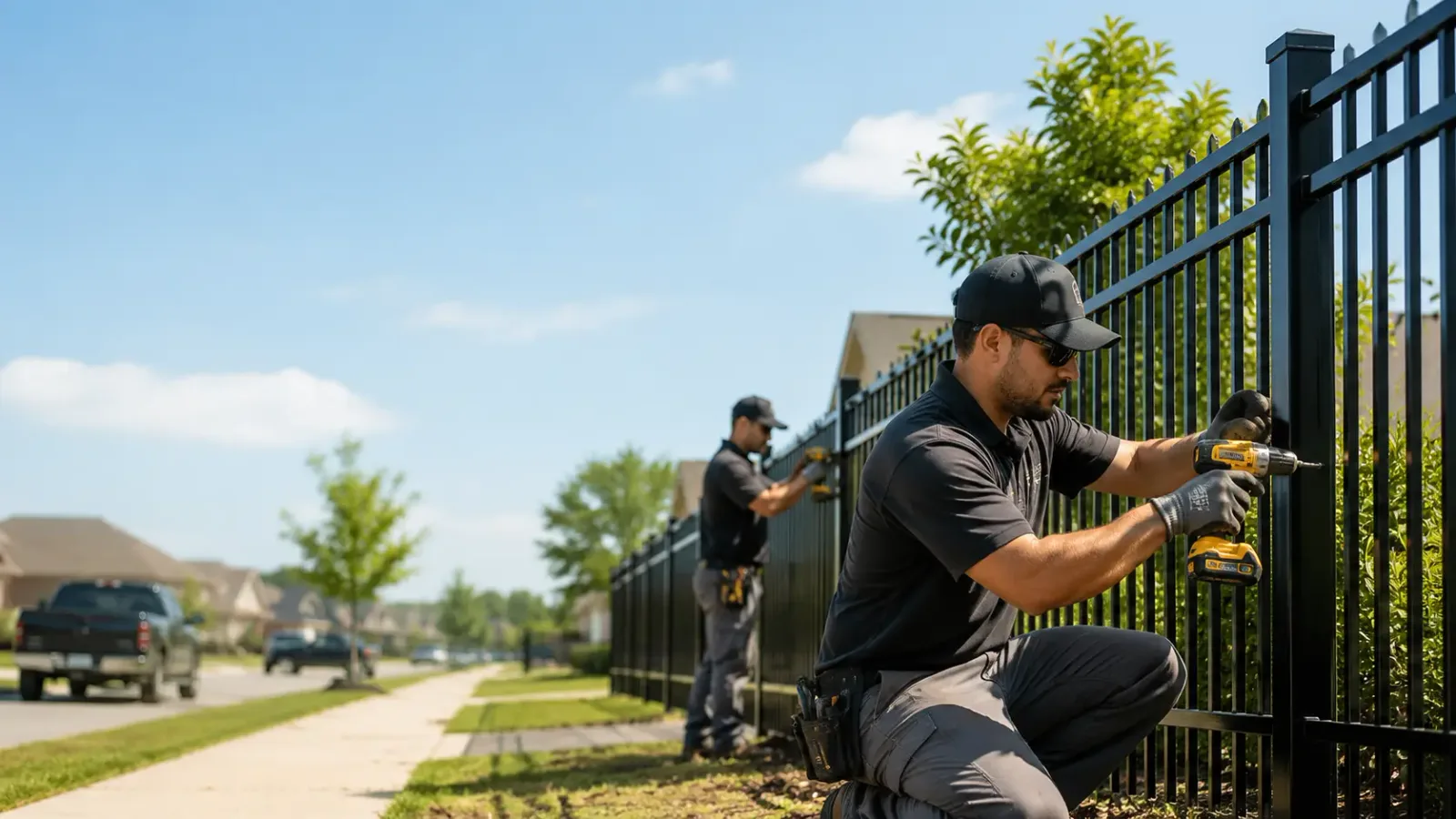 Metal Fence Installation in Odin, IL